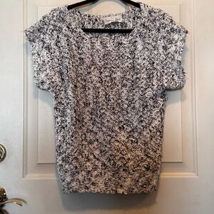 Vintage Naomi Bee Black, White & Grey Sweater